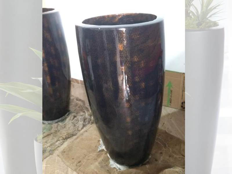 Vaso Taizou, vasos para jardim, pedriscos, terra preta adubada, terra vegetal preta adubada, sacos de terra adubada