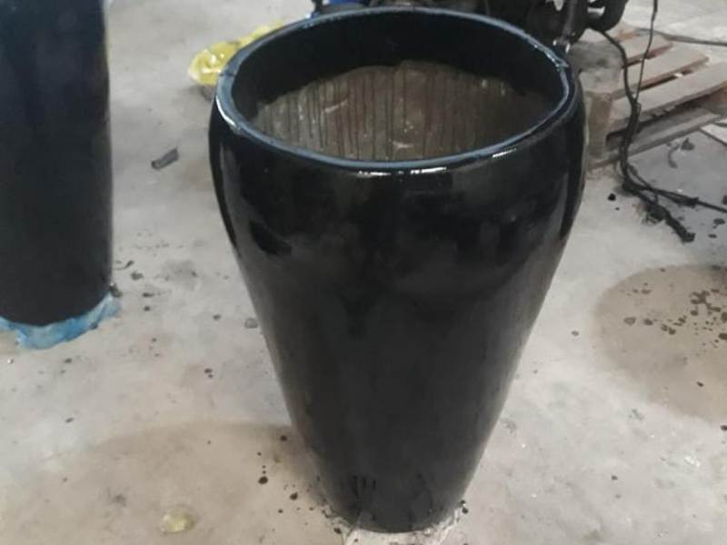 Vaso Taizou, vasos para jardim, pedriscos, terra preta adubada, terra vegetal preta adubada, sacos de terra adubada