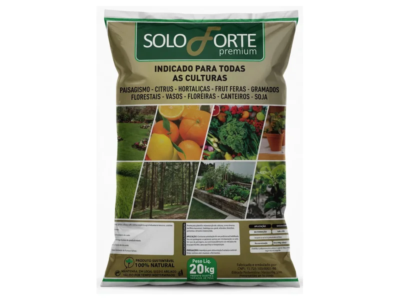 Saco de Solo Forte Premium 20kg — terra para todas as culturas, Compre Terra