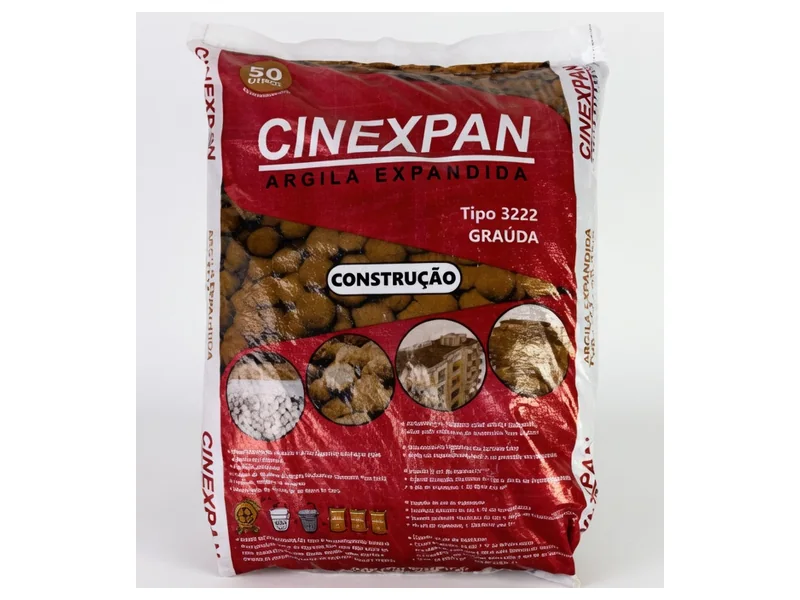 Saco de argila expandida Cinexpan tipo 3222 graúda 20kg — Compre Terra