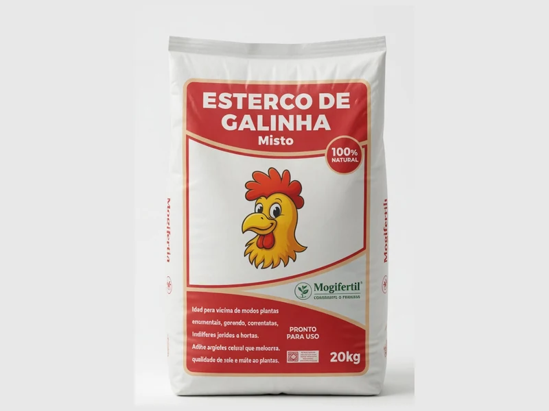 Saco de esterco de galinha misto Mogifertil 20kg — Compre Terra